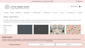 Little Fabric Shop - Gray Fabric Collection