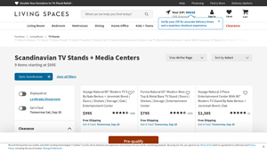 Living Spaces - Scandinavian TV Stands & Media Centers