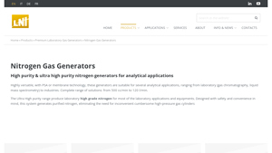 LNI Swissgas - Nitrogen Gas Generators