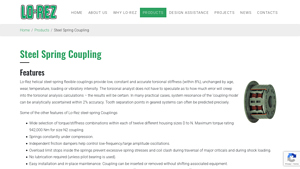 Lo-Rez - Steel Spring Shaft Coupling