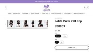 Lolita - Punk Y2K Top LS0859