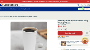 Lollicup - 20oz Paper Hot Cups