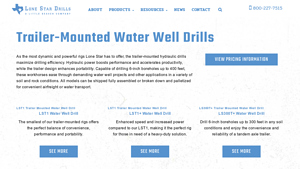 Lone Star Drills - Trailer-Mounted Water Well Solutions