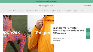 Longan Craft - Spandex vs. Polyester