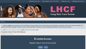 Long Hair Care - Community Insights