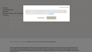Armani Beauty - Vending Machine