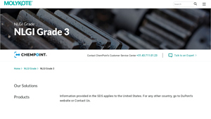 Molykote - NLGI Grade 3 Lubricants