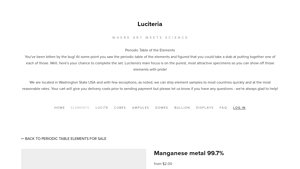 Luciteria - Manganese Metal 99.7%