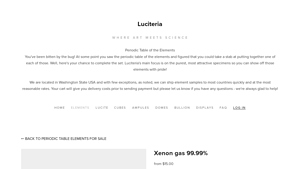 Luciteria - Xenon Gas 99.99%