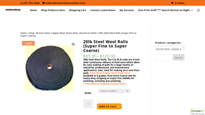 Luster Sheen - 20lb Steel Wool Rolls