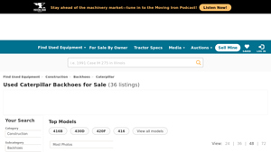 Caterpillar - Used Backhoes for Sale