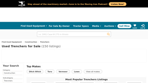 Trenchers - Used Equipment Listings