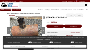 KOMATSU - Muffler for WA250-6
