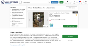 Kilian - T100/18 EU-B Tablet Press