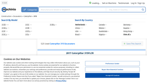 Caterpillar - 315 Excavators for Sale