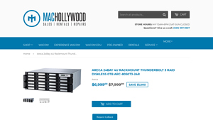 Areca - 24Bay 4U Rackmount Thunderbolt 3 RAID