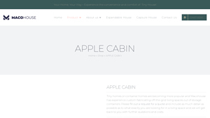 APPLE CABIN - Eco-Friendly Tiny Home Solutions