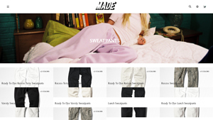 Made Blanks - Ready To Dye Recess Sweatpants