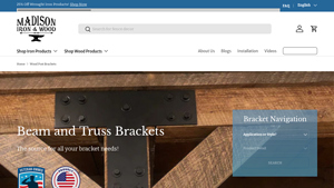 Madison Iron and Wood - Wood Post Brackets