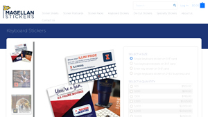 Magellan Stickers - Custom Logo Keyboard Stickers