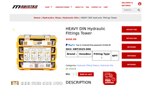 HoseBox - Heavy DIN Hydraulic Fittings Tower