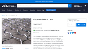 Main Line Materials - Expanded Metal Lath