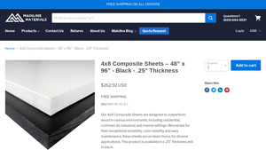 Mainline Materials - 4x8 Composite Sheets