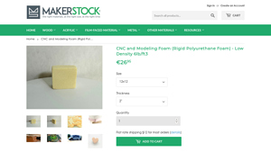 MakerStock - CNC and Modeling Foam