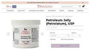 Making Cosmetics - Petroleum Jelly (Petrolatum), USP 104
