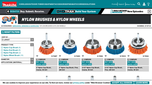 Makita - Nylon Brushes & Wheels