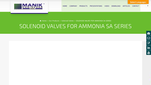 Manik Engineers - Ammonia Solenoid Valve