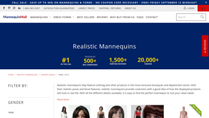 Mannequin Mall - Realistic Female Mannequins