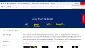 Mannequin Mall - Sexy Female Mannequins