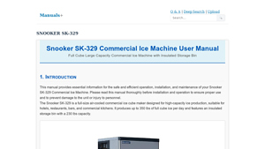 SK - Ice Maker SK-329
