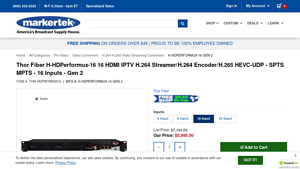 Thor - H-HDPerformux-16 Gen 2 HDMI IPTV Streamer