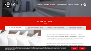 Masias Maquinaria - Automatic Pillow Filling Lines