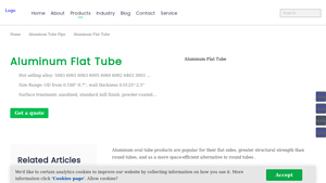 Mastar Metal - Aluminum Flat Tubes