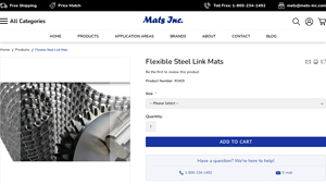 MATS INC - Flexible Steel Link Mats