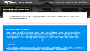 Maverick Steel Buildings - 100×200 Steel Building Kits