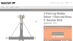 MAXXTUFF - 3-Point Log Skidder Deluxe