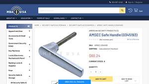 AMSEC - Safe Handle (0345193)