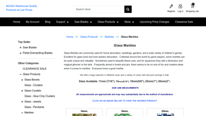 McGill's Warehouse - Glass Marbles