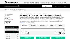 McNICHOLS® - Designer Perforated Metal Products