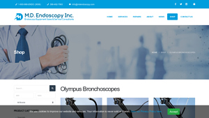 Olympus - Key Video Bronchoscopes for Sale