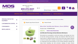 MDS Associates - Micro-Pak® Anti-Microbial Stickers