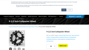 Mechanical Power - Cultipacker Wheel