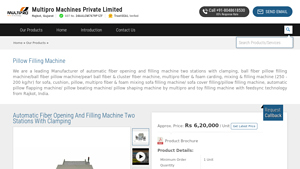 Multipro Machines - Pillow Filling Machine