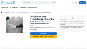 Medzell - Cerajivan Colon Hydrotherapy Machine