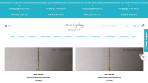 Meet Lighting - Harlow Calcite Collection