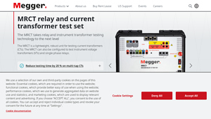 Megger - MRCT Relay and Current Transformer Test Set